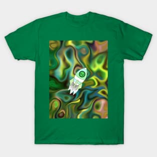 ALIEN Rocket In Space T-Shirt